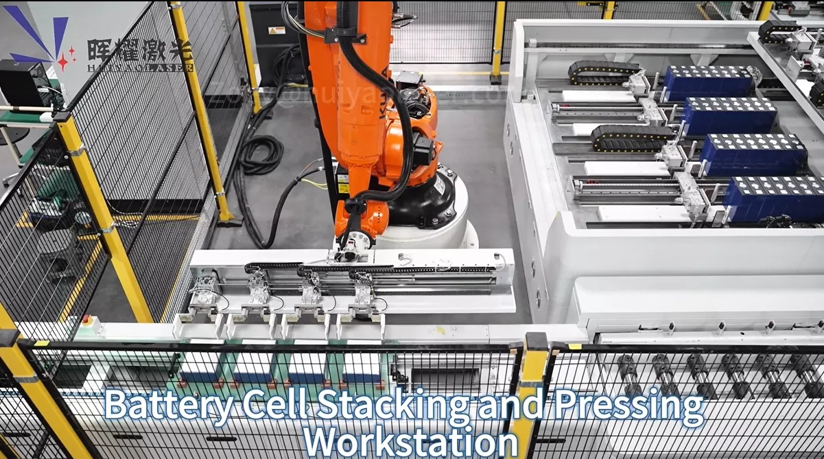 How Battery Cell Robotic Arm Stacking Enhances Battery Module PACK Production